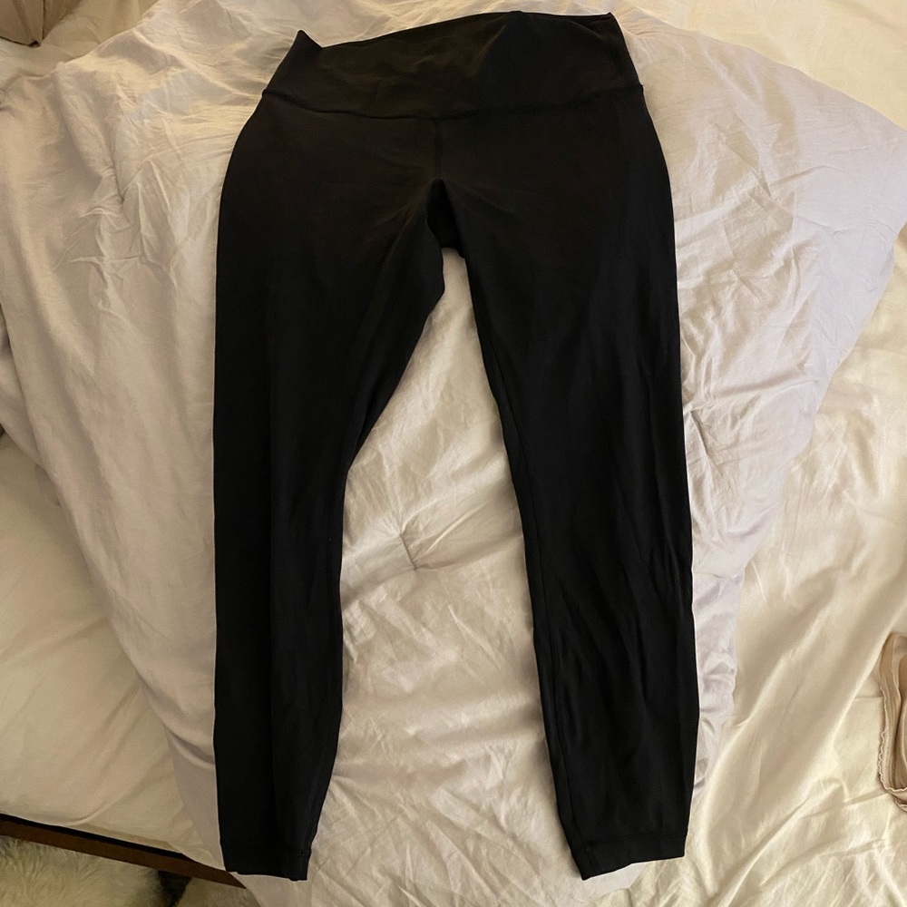 lightly worn black lulu lemon leggings!